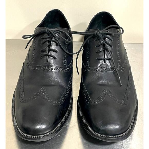 Cole Haan Batlin Oxford Wingtip Black Leather Dress Shoes Men\'s Sz 13 main image 6